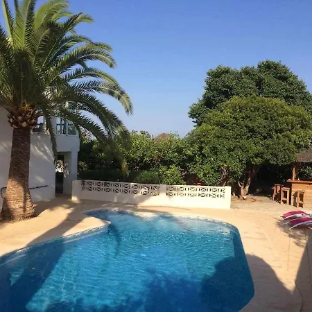 Independiente Con Piscina Privada Climatizada Cerca Playa Aa Bbq *