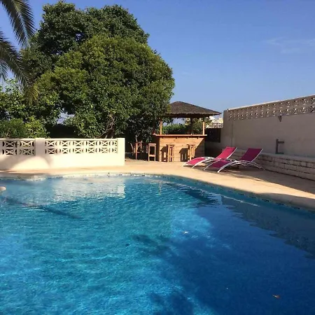 Villa Independiente Con Piscina Privada Climatizada Cerca Playa Aa Bbq
